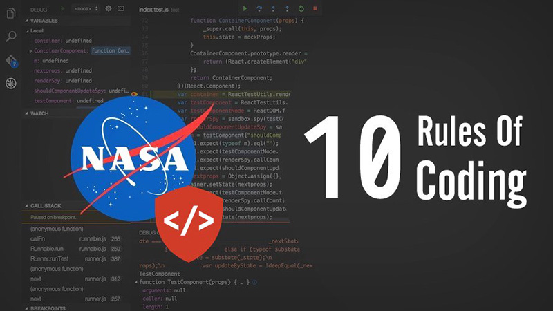 10 quy tắc để code như những lập trình viên hàng đầu tại NASA