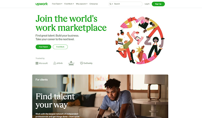 Upwork: Địa chỉ tham khảo độ uy tín của dịch vụ thiết kế ứng dụng mobile