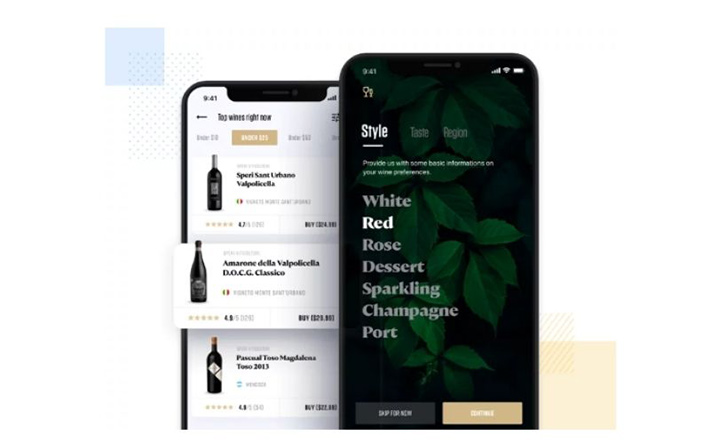 Buying wine iOS application idea