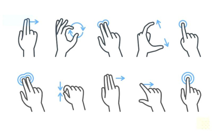 Always follow the gesture standards of iOS