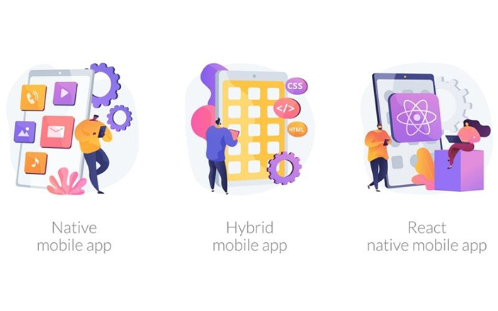 Native Mobile và Hybrid Mobile là hai loại hình app khác nhau tùy vào hướng kinh doanh của doanh nghiệp.